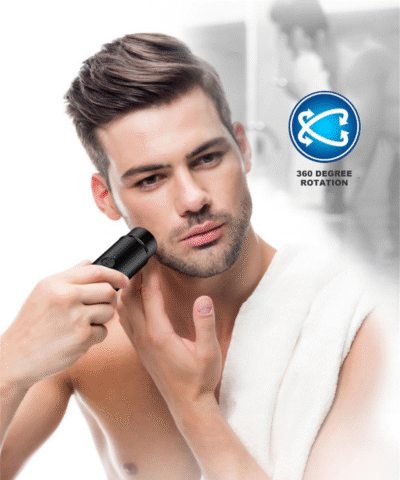 PACK Tondeuse À Cheveux Électrique  VGR V903 +Mini rasoir électrique  à barbe, rasoir de voyage