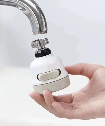Robinet 360 degrés, économie d'eau, trois vitesses réglables