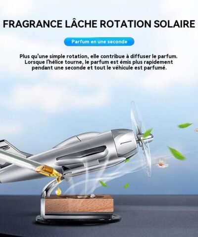 Desodorisant de voiture a panneau solaire