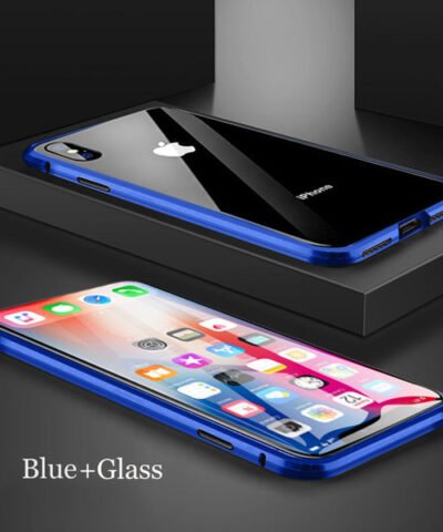 Etui magnétique anti-Case pour iPhone Protection complète de l'objectif