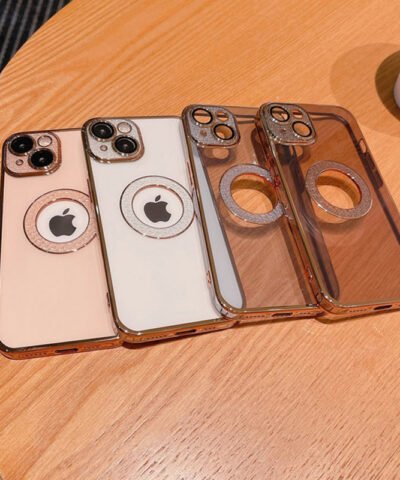 coque arrière iPhone pailletée