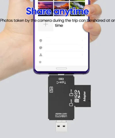 Lecteur de carte multimédia intelligent 6 en 1