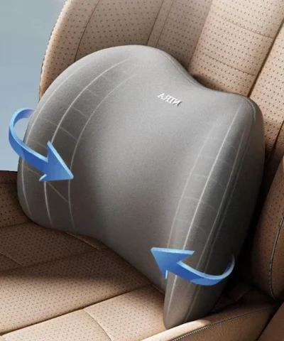 Coussin d'appui-tête et de soutien lombaire pour voiture
