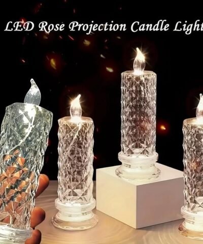 Lot de 4 lumières LED sans flamme